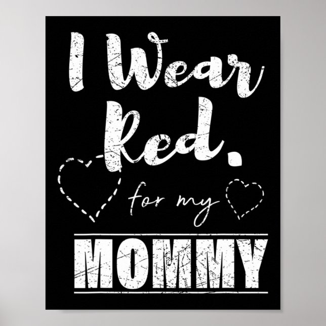 Póster Usa Rojo Para Mi Mami Tee (Frente)