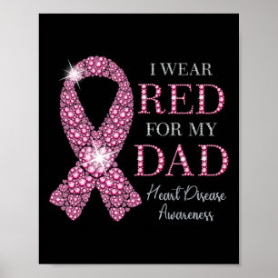 Póster Usa Rojo Para Que Mi Papá Tenga Conciencia De La E