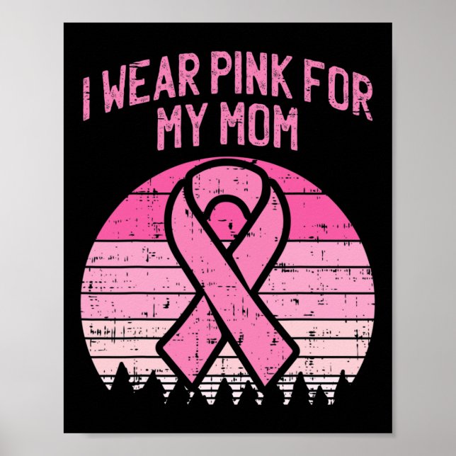 Póster Usa Rosa Para Mi Mamá Para Concienciar A Los Niños (Frente)
