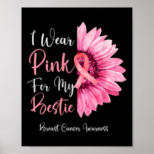 Póster Usa Rosa Para Mi Paro Familiar De Cáncer De Mama B