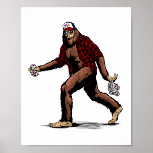 Póster USA Sasquatch