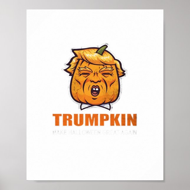 Póster Usa Trumpkin Hizo Que Halloween Fuera Grande De Nu (Frente)