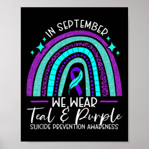 Póster Usamos Awarene De Prevención Del Suicidio Verde az