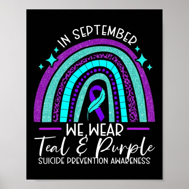 Póster Usamos Awarene De Prevención Del Suicidio Verde az (Frente)