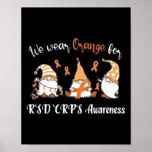Póster Usamos Con Naranja Para Concienciación De RSD CRPS
