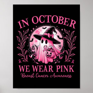 Póster Usamos Conciencia Sobre El Cáncer De Mama Rosa Hal