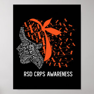 Póster Usamos Naranja Para Concienciación De Rsd Crps 2