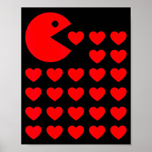 Póster Usar divertidos juegos de amor gráficos sarcástico