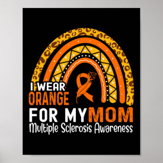 Póster Usar Naranja Para Mi Mamá Esclerosis Múltiple