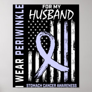 Póster Usar Periwinkle Para Cáncer De Estómago De Marido