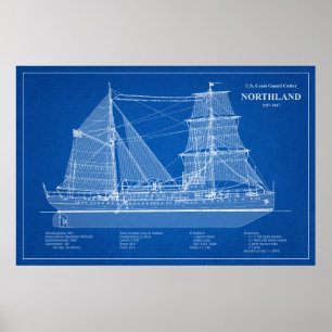 Póster USCG Cutter Northland wpg-49 - ABD