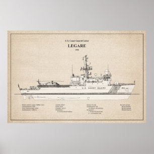 Póster USCG Legare wmec-912 - SBD