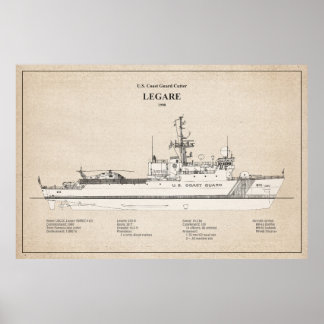 Póster USCG Legare wmec-912 - SBD