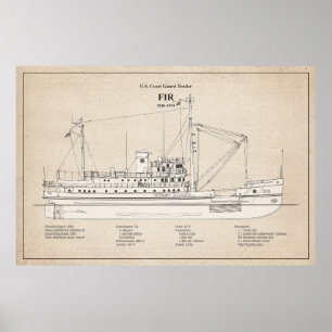Póster USCG Tender Fir wlm-212 - SBD
