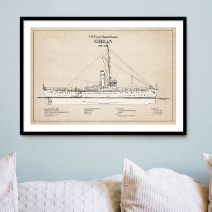 Póster USCGC Chelan - SBD