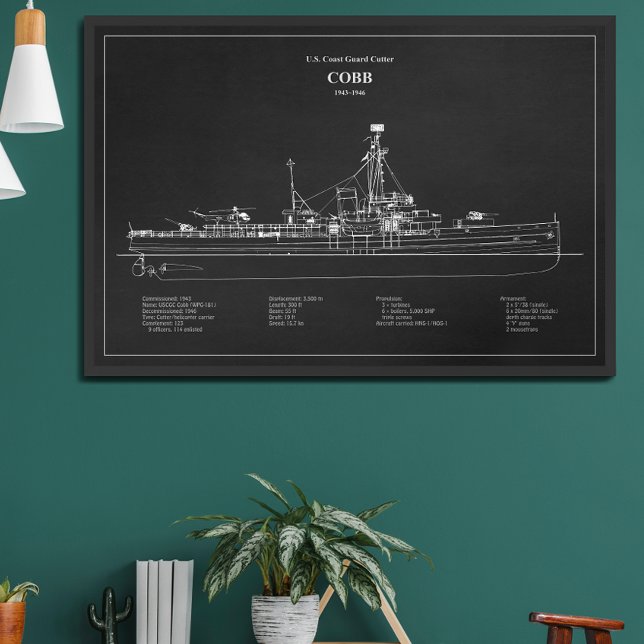 Póster USCGC Cobb wpg-181 - PD (Subido por el creador)
