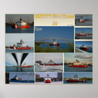Póster USCGC Cutter Mackinaw