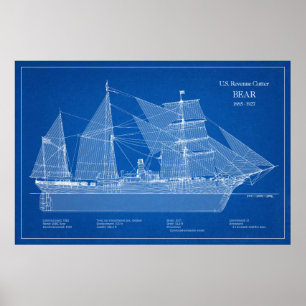 Póster USCGRC USRC Bear - ABD