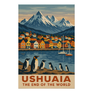 Póster Ushuaia - El fin del mundo