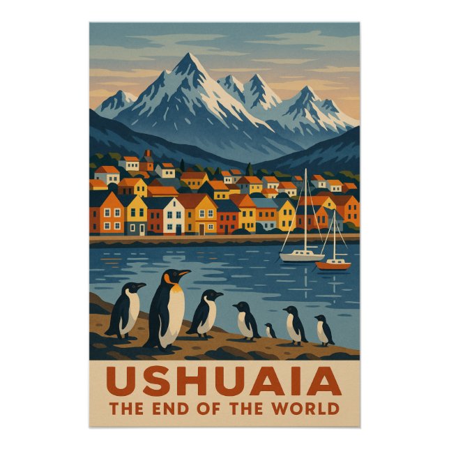 Póster Ushuaia - El fin del mundo (Anverso)