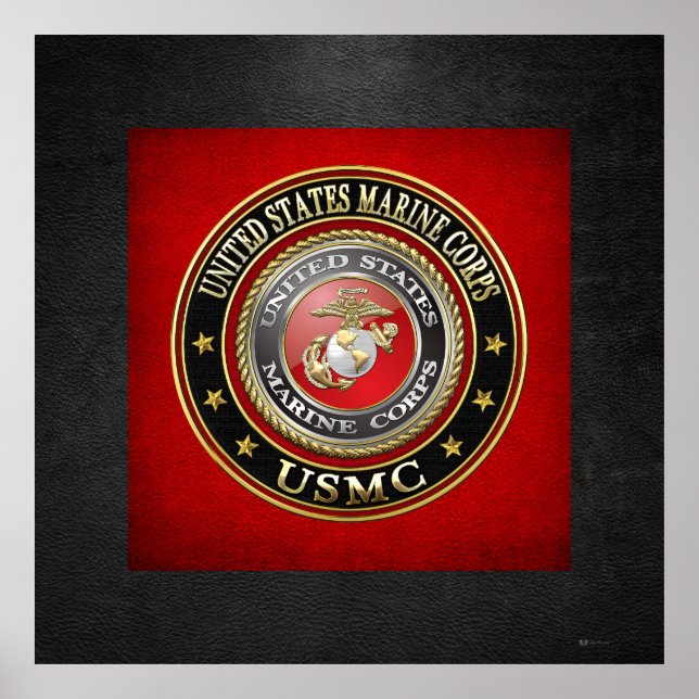 Póster USMC Emblem [Edición Especial] [3D] (Frente)