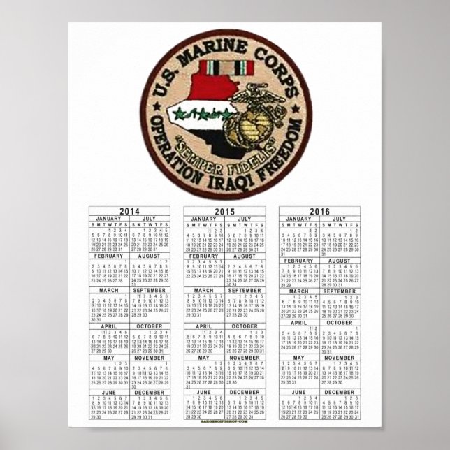 PÓSTER USMC IRAQ VETERAN (Frente)