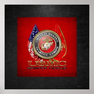 Póster USMC Semper Fi [Edición Especial] [3D]