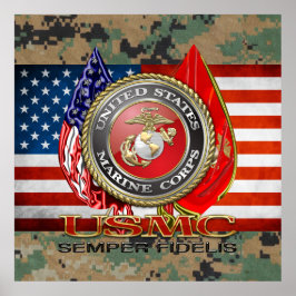Póster USMC Semper Fi [Special Edition] [3D]
