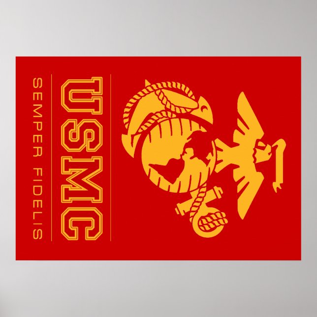 Póster USMC Semper Fidelis [Semper Fi] (Frente)