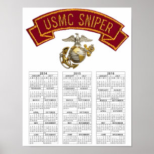 PÓSTER USMC SNIPER