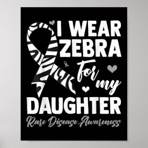 Póster Uso Cebra Para Mi Hija Raras Enfermedades
