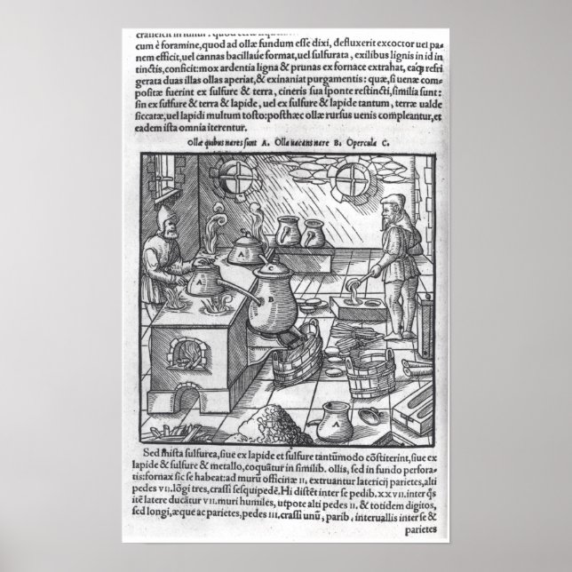 Póster Uso de azufre (Frente)