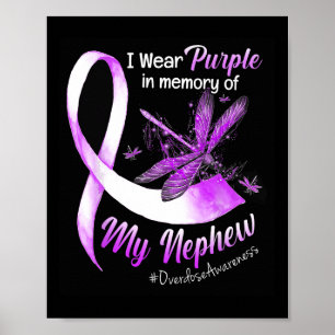 Póster Uso Morado En Memoria De Mi Sobredosis De Sobredos