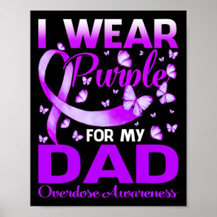 Póster Uso Morado Para Mi Papá Sobredosificador De Sensib