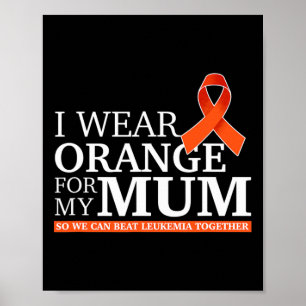 Póster Uso Naranja Para La Mamá Para Poder Superar La Tog