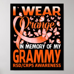 Póster Uso Naranja Para Mi Conciencia Grammy Rsd Crps