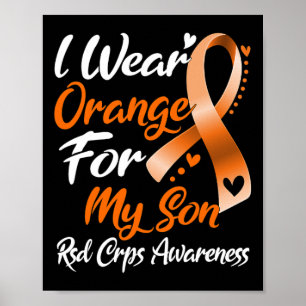 Póster Uso Naranja Para Mi Hijo Rsd Crps Conciencia