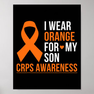 Póster Uso Naranja Para Mi Hijo Rsd Crps Mes De Concienci