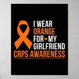 Póster Uso Naranja Para Mi Novia Rsd Crps Conciencia