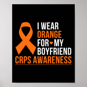 Póster Uso Naranja Para Mi Novio Rsd Crps Conciencia