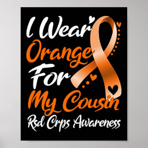 Póster Uso Naranja Para Mi Primo Rsd Crps Conciencia