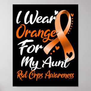 Póster Uso Naranja Para Mi Tía Rsd Crps Conciencia