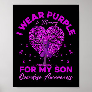 Póster Uso Púrpura En Memoria De Mi Hijo Adquirido Por So