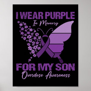 Póster Uso Púrpura En Memoria De Mi Hijo Adquirido Por So