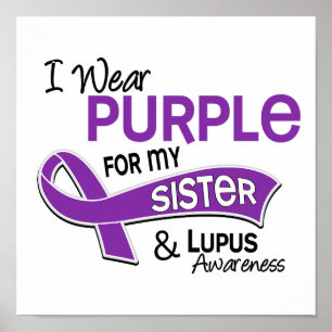 Póster Uso Púrpura Para Mi Hermana 42 Lupus