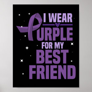 Póster Uso Púrpura Para Mi Mejor Awarenes De Epilepsia De