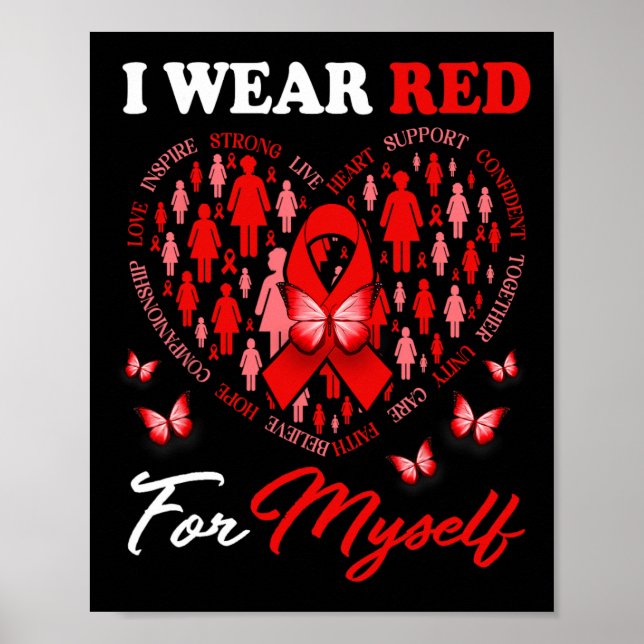 Póster Uso Rojo Para Mí Mismo Cinta De Concienciación Sob (Frente)