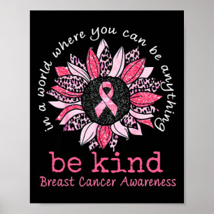 Póster Uso Rosa Para Alguien Con Cáncer De Mama Especial 