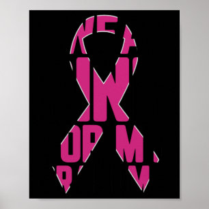 Póster Uso Rosa Para Concienciar A Mi Abuela Sobre El Cán