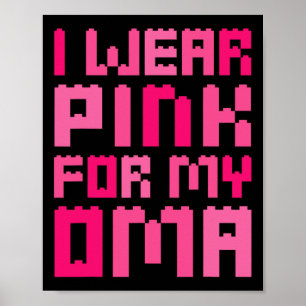 Póster Uso Rosa Para Mi Edificio De Bloques De Omán Niños